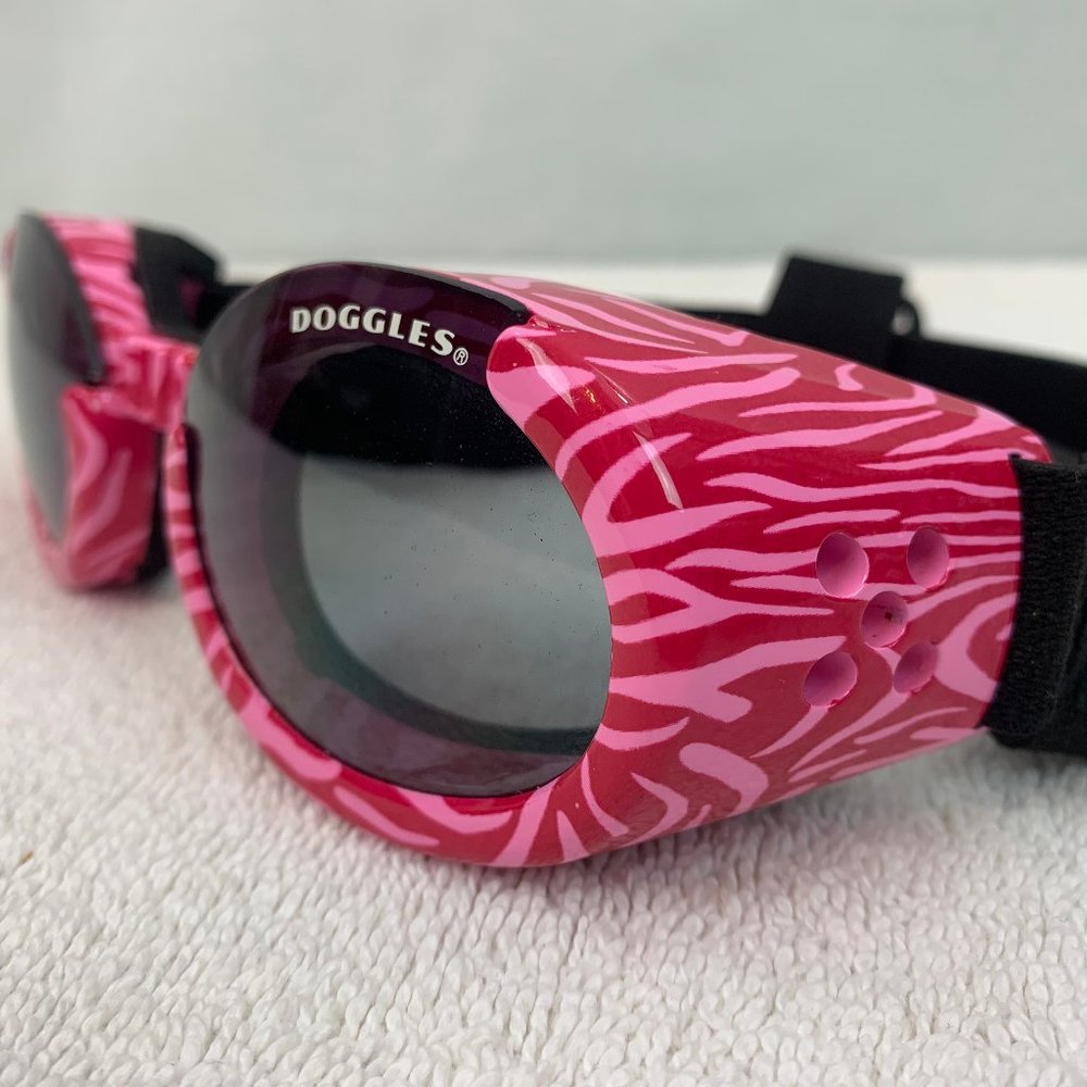 Doggles Protective Eyewear For Dogs Shiny Pink